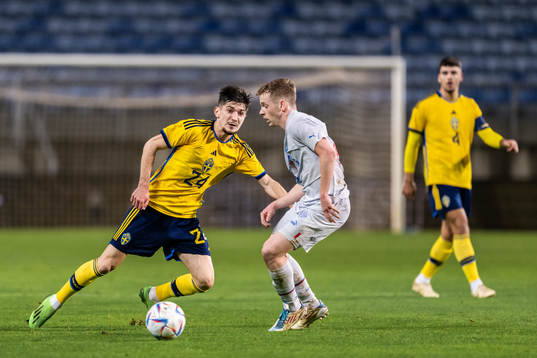 Armin Gigovic of Sweden and Sævar Atli Magnusson of Iceland