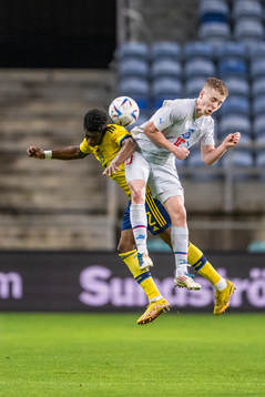 Josafat Mendes of Sweden and Sævar Atli Magnusson of