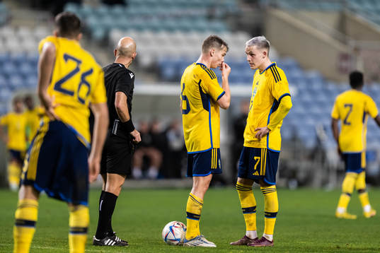 Elias Andersson and Jacob Ondrejka of Sweden