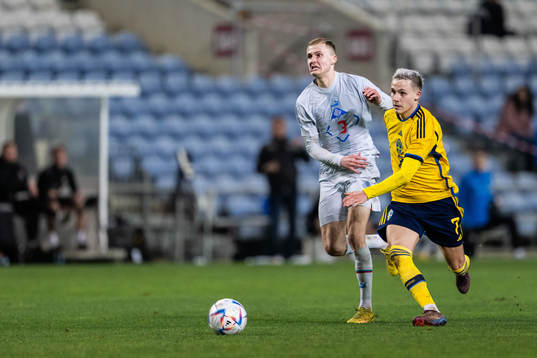 David Kristjan Olafsson of Iceland and Jacob Ondrejka of