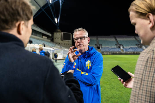 Head coach Janne Andersson of Sweden