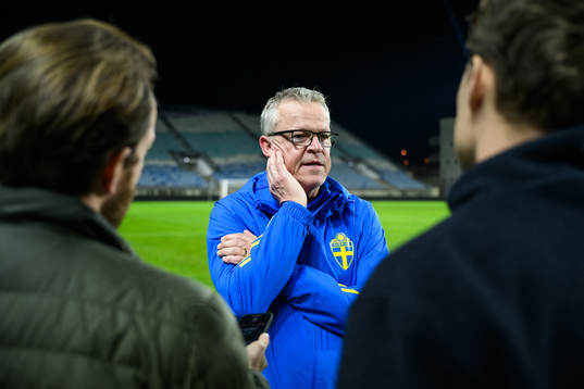 Head coach Janne Andersson of Sweden