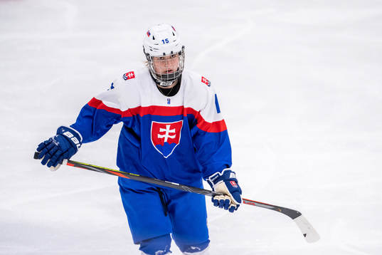 Ema Lackova of Slovakia looks dejected