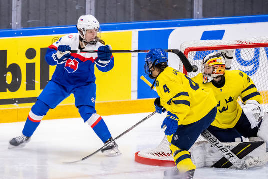 Bläddra bland fler bilder av 2023 IIHF U18 Women's World Championship, Day 5, Quarterfinal, Sweden - Slovakia