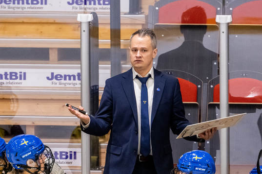 Head coach Andreas Karlsson of Sweden