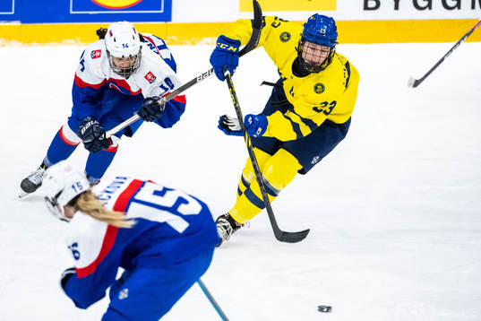 Lilien Benakova of Slovakia and Isabelle Leijonhielm of