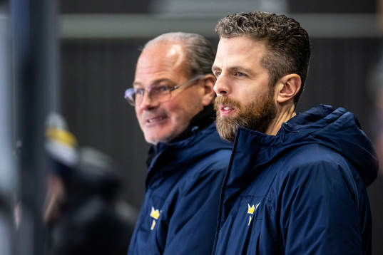 Head coach Ulf Lundberg and assistant coach Andreas