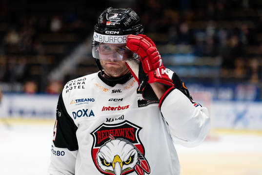 Malmö Redhawks Kim Rosdahl deppar