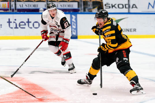 Malmö Redhawks Emil Sylvegård och Skellefteås Adam