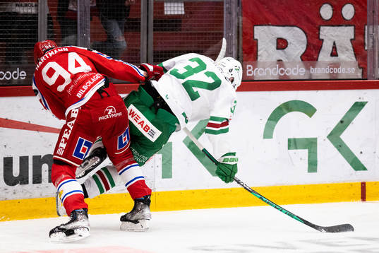 Timrås Sebastian Hartmann och Rögles Oskar Pettersson