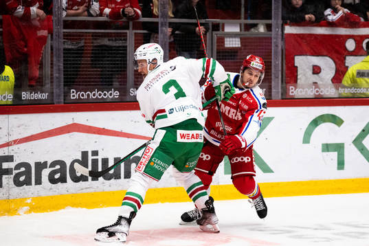 Rögles Michael Kapla och Timrås Nicholas Halloran