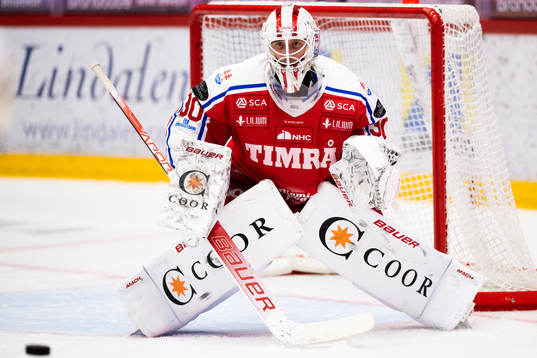 Timrås målvakt Jacob Johansson