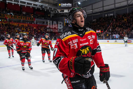 Luleås Isac Brännström jublar