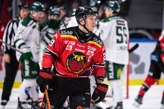 Luleås Erik Gustafsson deppar