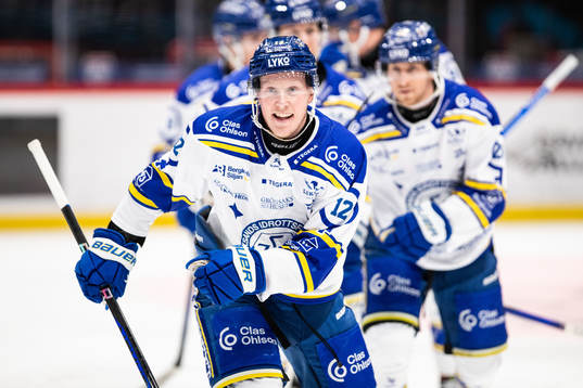 Leksands Kalle Östman jublar