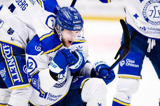 Leksands Jesper Kandergård jublar