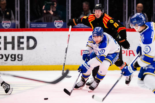 Leksands Jon Knuts och Brynäs Nick Olesen