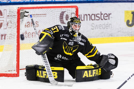 Västerås målvakt Johan Gustafsson