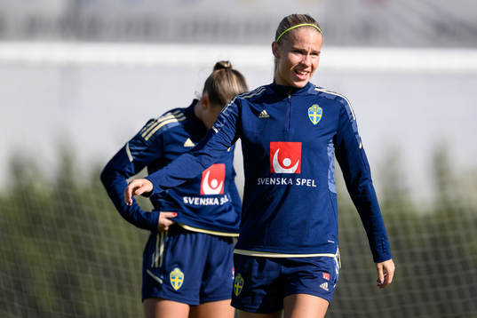 Stina Lennartsson of the Swedish women's national football