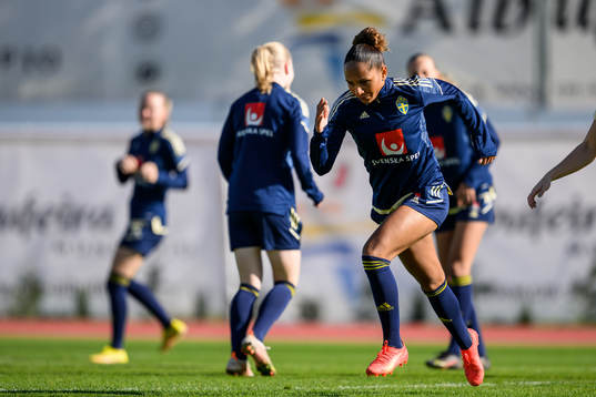 Madelen Janogy of the Swedish women's national football