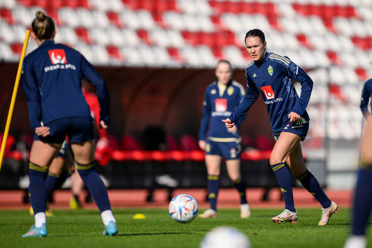 Felicia Rogic of the Swedish women's national football team