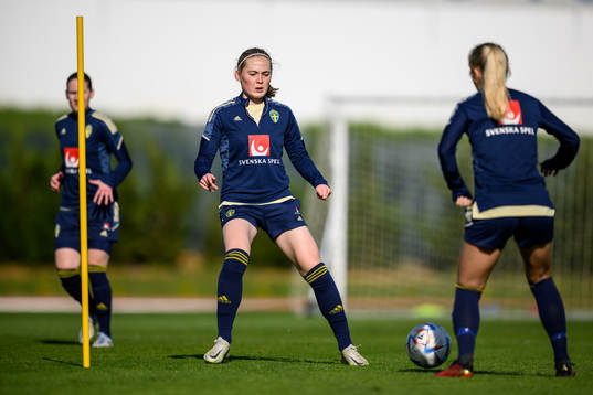 Paulina Nyström of the Swedish women's national football