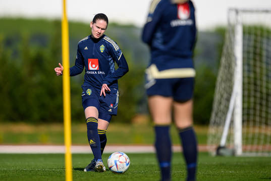 Linn Vickius of the Swedish women's national football team