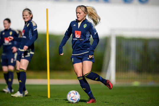 Alva Selerud of the Swedish women's national football team