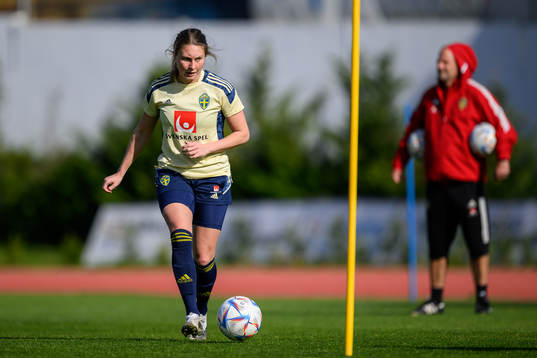 Fanny Andersson of the Swedish women's national football