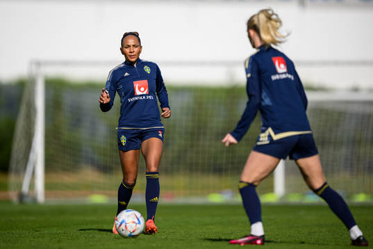 Madelen Janogy of the Swedish women's national football