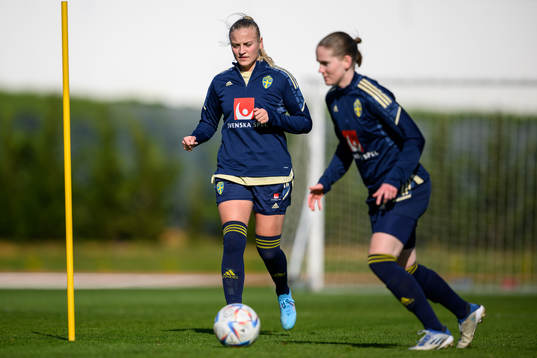 Wilma Carlsson of the Swedish women's national football