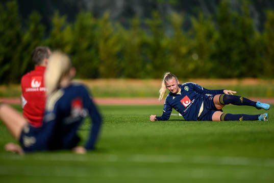 Wilma Carlsson of the Swedish women's national football