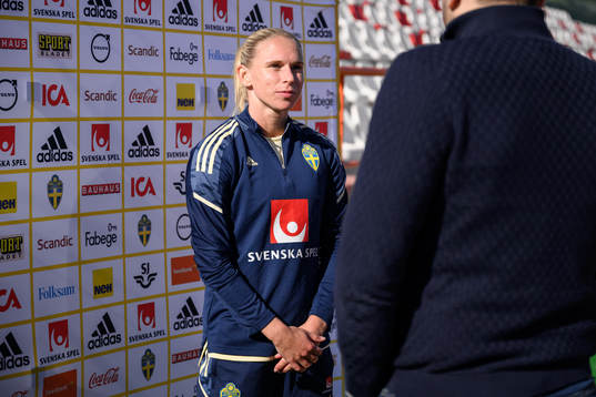 Jonna Andersson of the Swedish women's national football