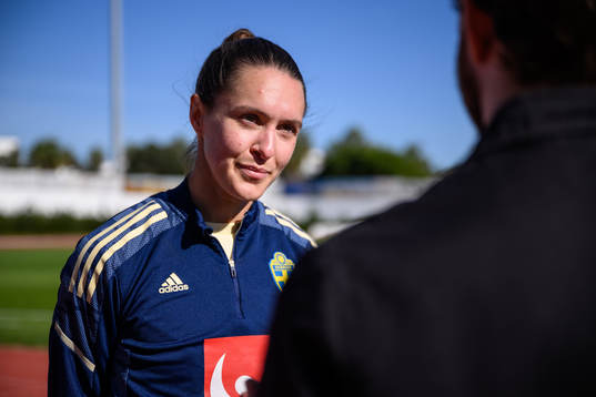 Felicia Rogic of the Swedish women's national football team