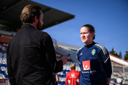 Linn Vickius of the Swedish women's national football team