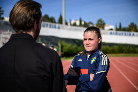 Hanna Wijk of the Swedish women's national football team