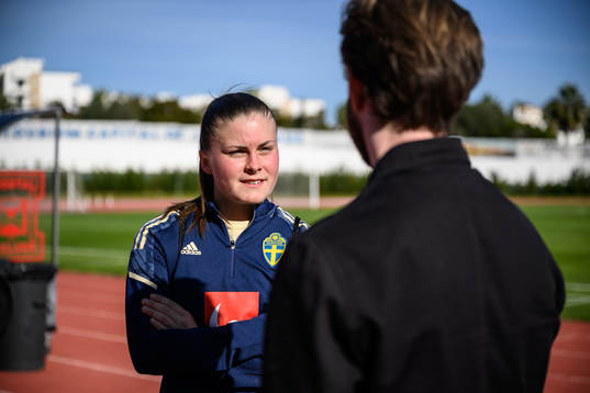Hanna Wijk of the Swedish women's national football team