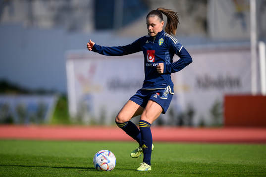 Josefin Harrysson of the Swedish women's national football