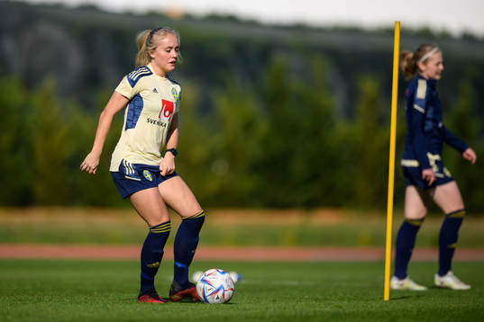 Alva Selerud of the Swedish women's national football team