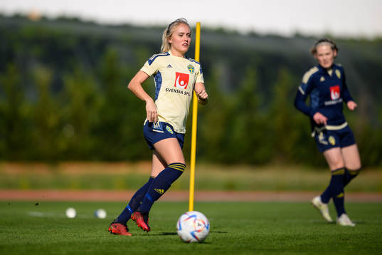 Alva Selerud of the Swedish women's national football team
