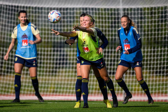 Stina Lennartsson of the Swedish women's national football