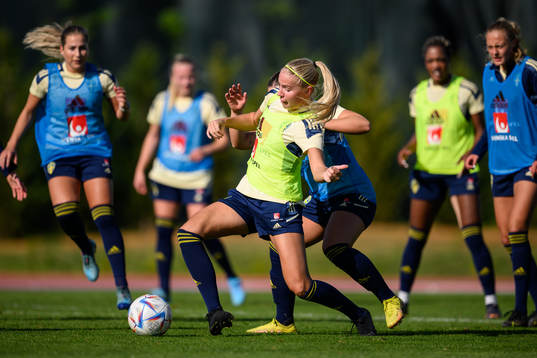 Stina Lennartsson of the Swedish women's national football