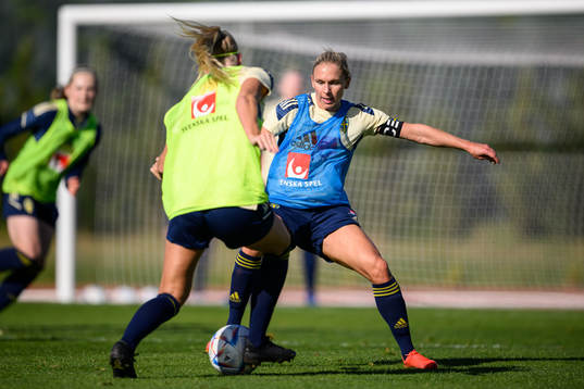 Jonna Andersson of the Swedish women's national football