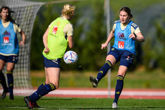 Fanny Andersson of the Swedish women's national football