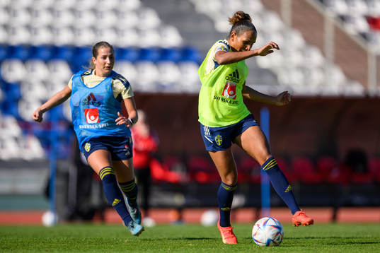Madelen Janogy of the Swedish women's national football