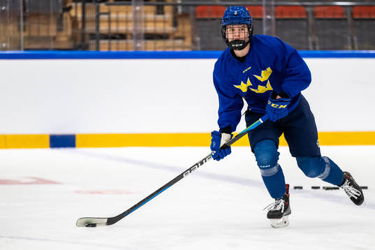 Mira Jungåker of Sweden at a practice session