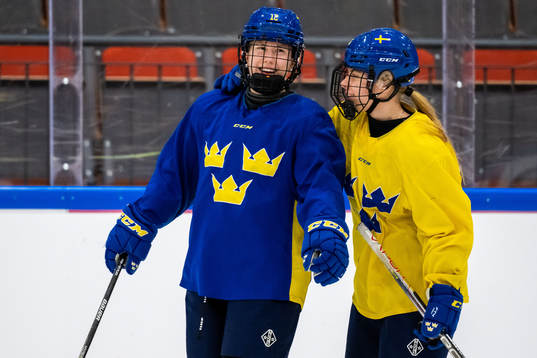 Stina Andersson of Sweden at a practice session
