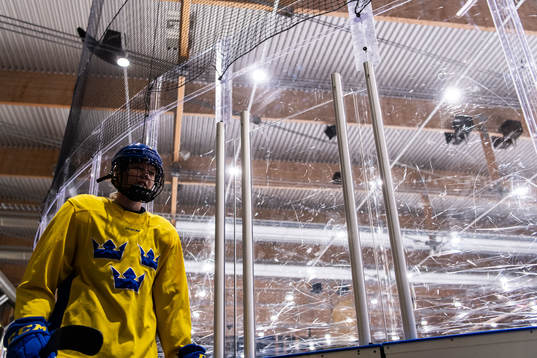 Maja Ålenius of Sweden at a practice session