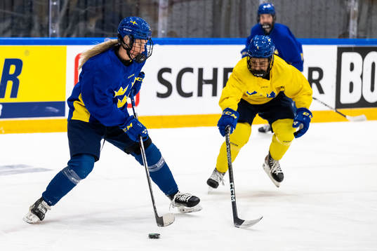 Mira Hallin of Sweden at a practice session