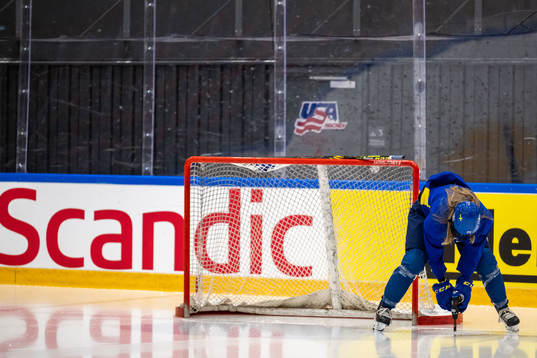 Isabelle Leijonhielm of Sweden at a practice session